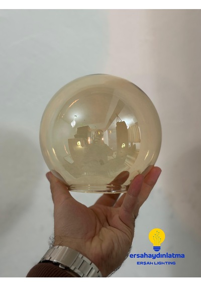 Glob Avize Camı Bal Renk 15 Lik