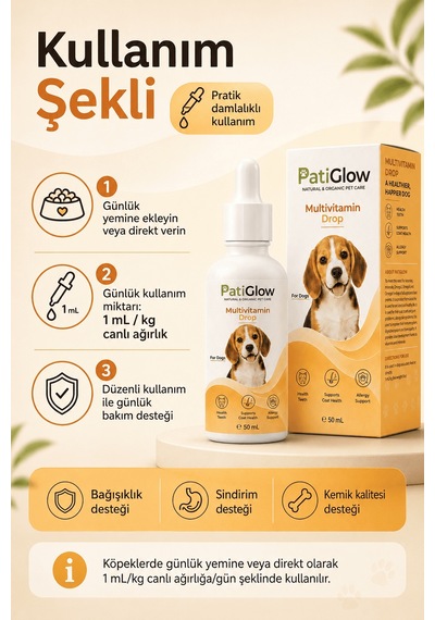Patiglow Köpek Multivitamin Damla