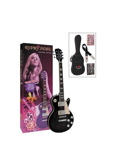 Valencia Gre2Kcbk Elektro Gitar Gypsy Rose Set (Gıgbag. Strap. S