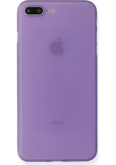 Newface Apple, Uyumlu iPhone 7 Plus Kılıf Pp Ultra İnce Kapak - Mor