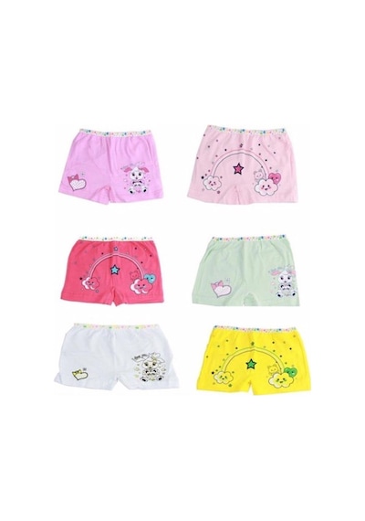 Tutku Kız Çocuk Boxer 12 Adet Tutku Kız Çocuk Boxer 12 Adet