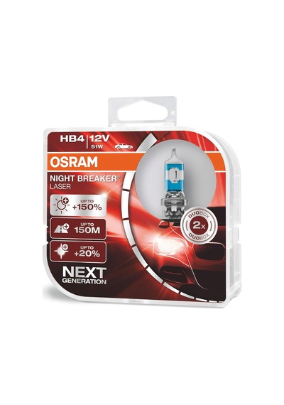 Night Breaker Laser Hb4 Ampul 9006nl -%150 Daha Fazla Işık
