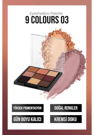 Eyeshadow Palette 9 Colours 03 Diğer