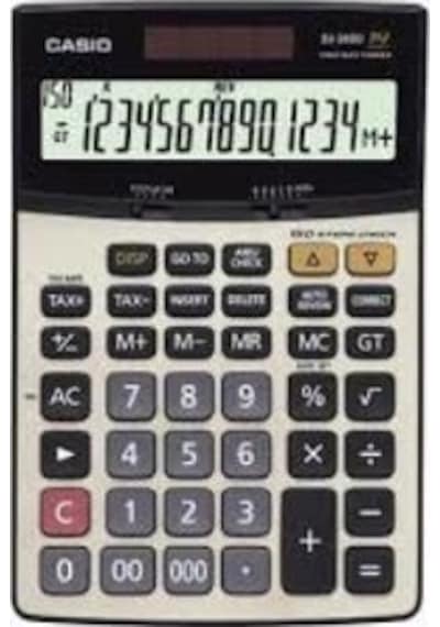 Casio DJ-240D Plus İşlem Kontrollü 14 Hane Masa Üstü Hesap Makinesi