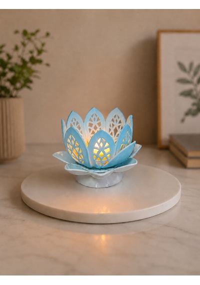 Lotus Glow Mumluk Mint Yeşili