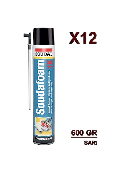 Köpük Pipetli Soudafoam 600 Gr -12 Adet