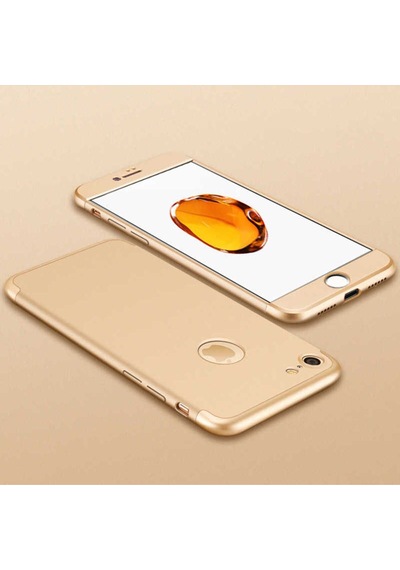 Apple Uyumlu iPhone 7 Kılıf Zore Ays Kapak Gold