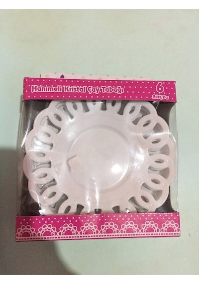 Çay Tabağı Kırılmaz 6 Adet Royaleks-tm739 Çok Renkli