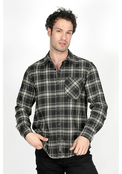 Lee Cooper Jade Erkek Dokuma Uzun Kol Gömlek Haki-siyah-20401-haki-siyah Ekose Haki - Siyah Lee Cooper Jade Erkek Dokuma Uzun Kol Gömlek Haki-siyah-20401-haki-siyah Ekose Haki - Siyah