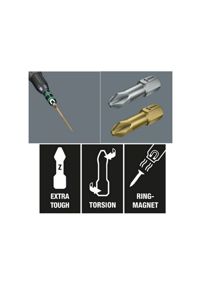 Wera Bit-Check 30 Ahşap 1 Bits Seti 05057433001
