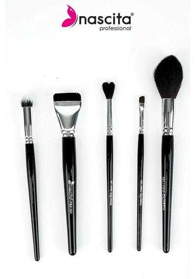 Nascita Premium Yüz Ve Göz Makyaj Fırça Seti 5'li Nasbrushset180