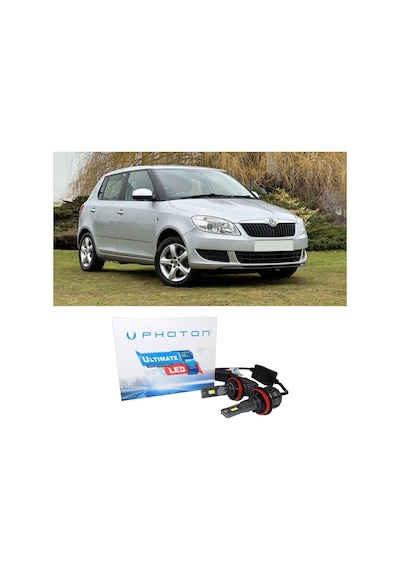 Skoda Fabia 2 Kısa Far Ampulü H7 Ultimate Yeni Seri Beyaz 2007-2014