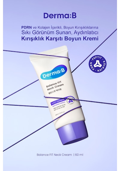 Pdrn Ve Kolajen İçerikli Kırışıklık Karşıtı, Aydınlatıcı Boyun Kremi Derma:b Balance Fıt Neck Cream