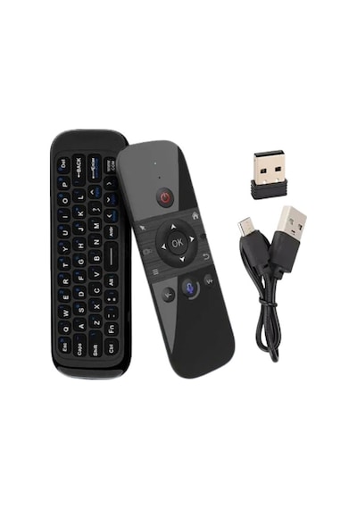 Air Mouse Wireless Keyboard 2.4g Wireless Seskomut Klavye Air Mouse Led Lcd Tv Android Box Bilgisayar Projeksiyon Windows 2000 Xp Vista Windows Ce Windows 7 10 Mac Os X Android Os Smart Android Tv Media Oynatıcılar Şarjlı Ir Öğrenebilir Özellikli Kumanda