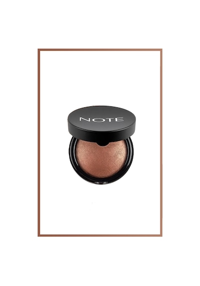 Note Cosmetique Baked Blusher Işıltılı Fırınlanmış Toz Allık - 04 Deeply Bronze