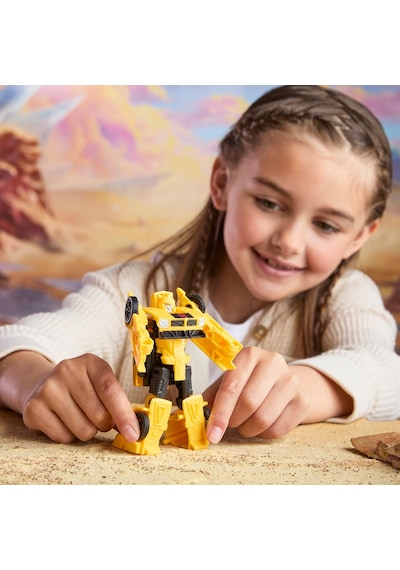 Transformers Cyberworld Bumblebee Armored Cyber Changers 2'si 1 Arada Dönüşen Figür 10 Cm