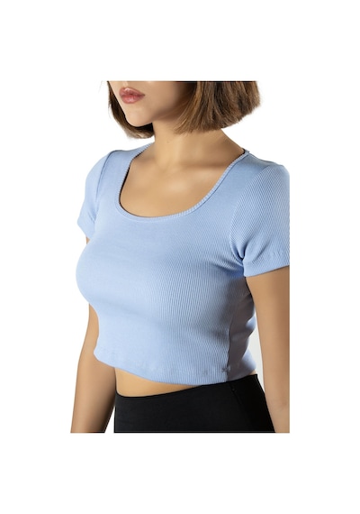 Terapi Men 2'li Paket Mavi Krem Havuz Yaka Fitted/vücuda Oturan Kısa Kol Crop Tişört Mavi Krem Terapi Men 2'li Paket Mavi Krem Havuz Yaka Fitted/vücuda Oturan Kısa Kol Crop Tişört Mavi Krem