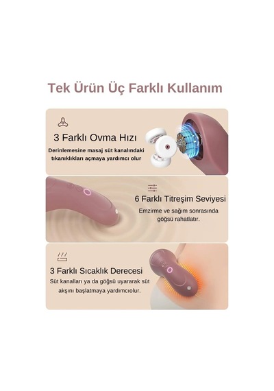 Momcozy 3 Ü 1 Arada Masaj Aleti Pembe