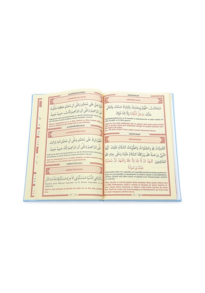 İsme Özel Termo Deri Ciltli Yasini Şerif Cüzü Mevlüt Kitabı 192 Sayfa - Mavi
