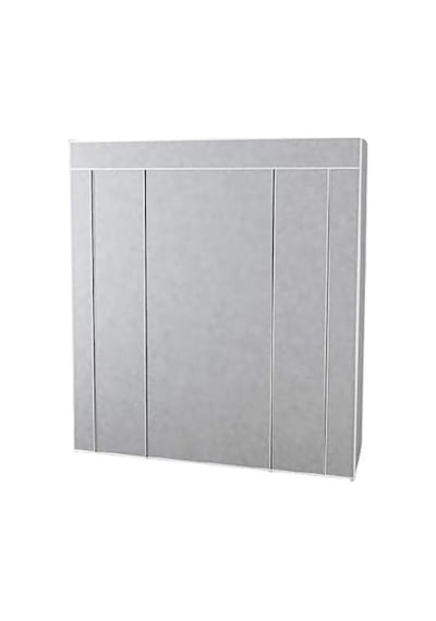 Trioport Çift Yandan Raflı Sert Plastik Pvc Profilli Bez Dolap / Gardırop/gardolap / Taşınabilir Portatif Hafif Dol Çok Renkli Trioport Çift Yandan Raflı Sert Plastik Pvc Profilli Bez Dolap / Gardırop/gardolap / Taşınabilir Portatif Hafif Dol Çok Renkli