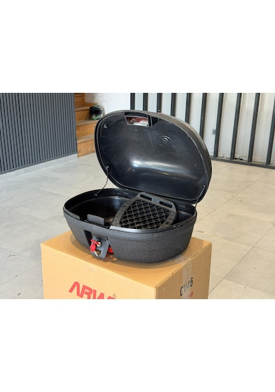 Motosiklet Arka Çanta 46 Litre Motorsiklet Kurye Çantası Siyah Renk