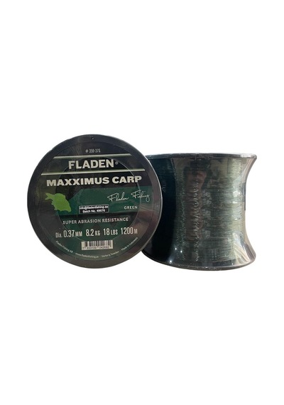 Fladen Maxximus Carp 1200 Mt 0.37mm Bobin Misina Yeşil Standart