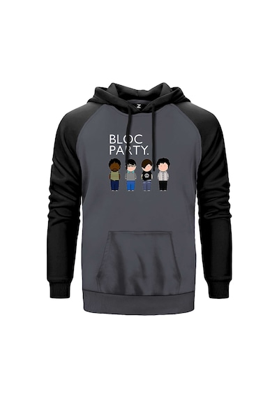 Bloc Party Grup Gri Renk Reglan Kol Sweatshirt Gri