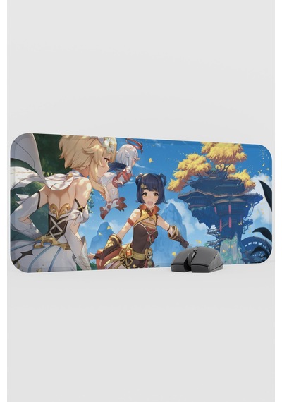 Xiangling Genshin Impact Anime Oyuncu V4 - 70x30 Xl Gaming Mouse Pad Fare Altlığı