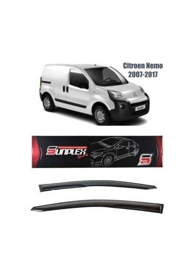 Citroen Nemo Mugen Cam Rüzgarlığı 2007-2017 Arası 2'li Sunplex