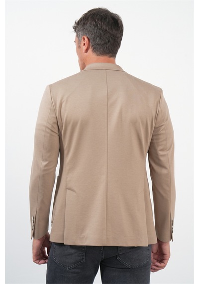 İmza Camel 6 Drop Slim Fit Pamuklu Ceket 1002260126