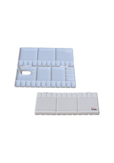 Kapaklı Dikgörtgen Palet 20X10 Cm