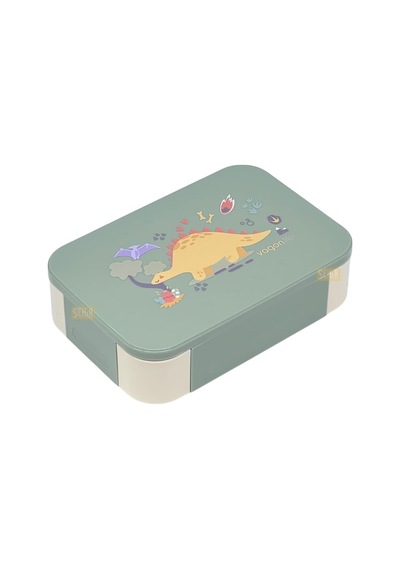Vagonlife Bento 900ml Lunchbox Tek Katlı 2 Bölmeli Pp Plastik Çocuk Sefer Tası Yemek Kutusu Pembe