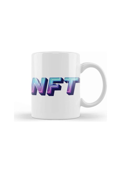 Non Fungible Token Nft Crypto Currency Mining Gıft Bitcoin Ethereum Kupa Bardak Porselen No13318 Karışık