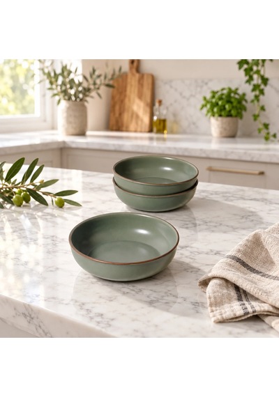 Güral Ece 23 Cm Salata Kasesi Mat Yeşil 26y
