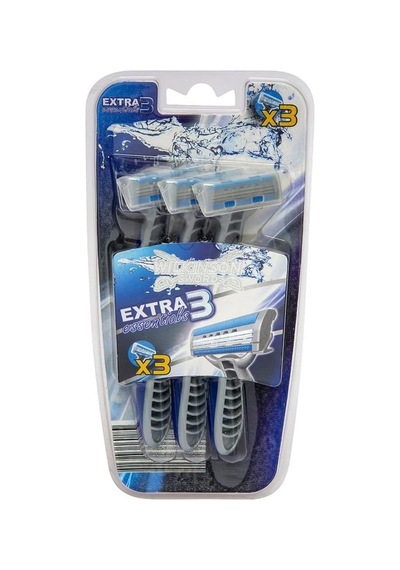 Wilkinson Extra 3 Essentials Kayganlaştırıcı Bantlı Tıraş Bıçağı 3 Bıcaklı Kullan At Tıraş Bıcağı