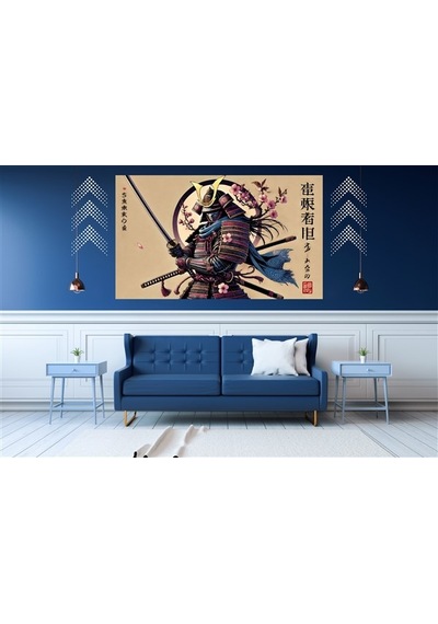 Ti-play Kendine Güven 60x90cm Modern Samuray Pvc Çerçevesiz Tablo