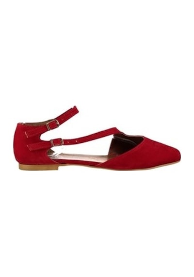 Fox Shoes Kırmızı Kadın Babet D726016902