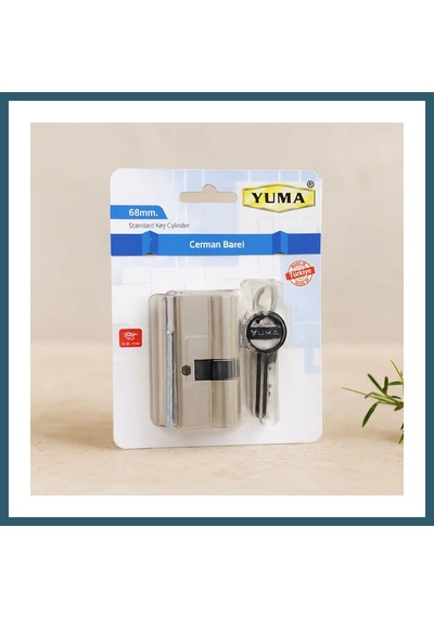 Bezos 68 Mm Silindir Barel Nikel Saten - 3 Anahtarlı Ob