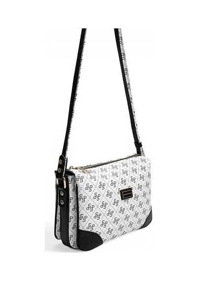 Silver & Polo Silver Polo Kadın Çapraz Çanta Sp784-m178 Siyah-beyaz