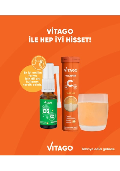 2’Li-Vitago Vitamin D3 Vitamin C Efervesan Tablet