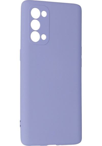 Newface Oppo Reno 5 Pro Kılıf Nano İçi Kadife Silikon - Lila lila