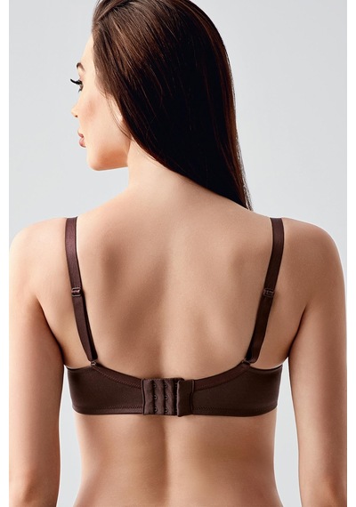 New Bra Kadın B Kap Desteksiz Sütyen Kahve 7900 Kahverengi