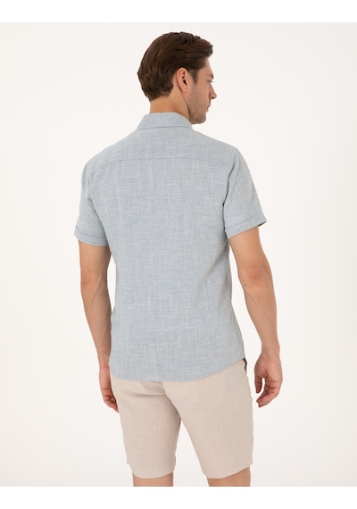 Pierre Cardin Erkek Yeşil Gömlek Kısa Kollu 50307073-vr054 Yeşil