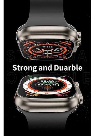 Wearfitpro Watch 8 Ultra Gs Ultra 8 49mm Uyumlu Gerçek Kasa Vidalı Model Alpine Kordon