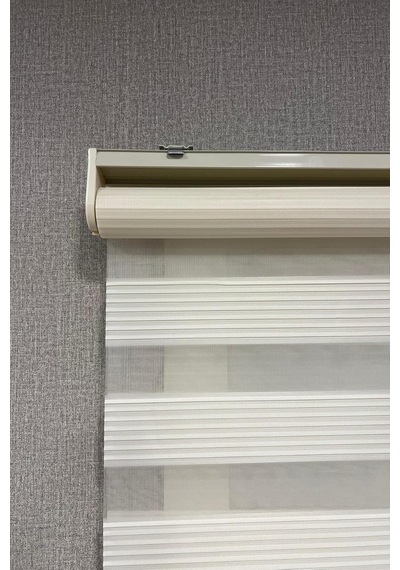 Zebra Stor Perde Dar Plise Güneşlik Perde, Krem, 60 X 200 Diğer