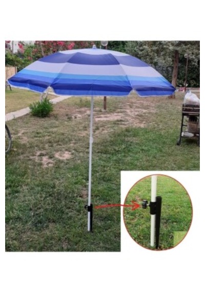 Şemsiye Kazığı Metal Siyah 40 Cm
