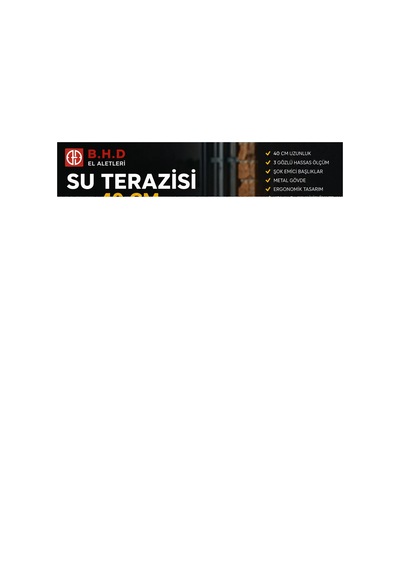 Su Terazisi 40cm Sarı 5580
