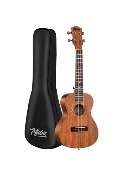 Midex Ct-24mt Set Concert Ukulele Çanta Askı Stand Metod Pena