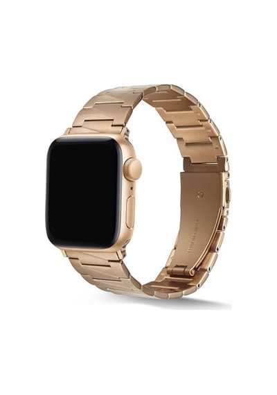 Apple Watch Uyumlu 38mm Krd-48 Metal Kordon - Rose Gold