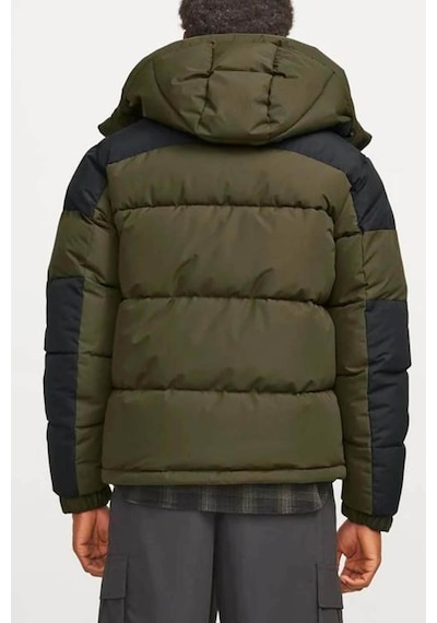 Jack & Jones Jcoaero Erkek Şişme Mont Yeşil